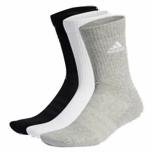 Ponožky ADIDAS-3 PACK-CUSH CRW -MGREYH/WHITE/BLACK obraz