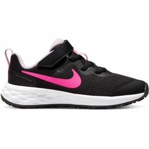 Dívčí sportovní obuv (tréninková) NIKE-Revolution 6 PSV black/pink foam/hyper pink obraz
