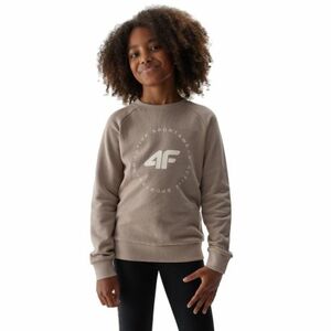 Dívčí mikina 4F JUNIOR-SWEATSHIRT-JAW23TSWSF637-83S-BEIGE obraz