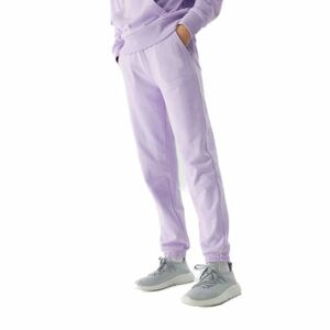 Dívčí tepláky 4F JUNIOR-TROUSERS-JAW23TTROF426-52S-LIGHT VIOLET obraz
