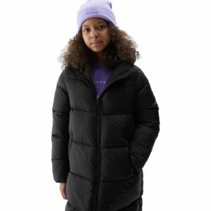 Dívčí bunda 4F JUNIOR-DOWN JACKET-JAW23TDJAF268-21S-BLACK obraz