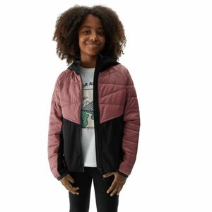 Dívčí turistická softshellová bunda 4F JUNIOR-TECHNICAL JACKET-JAW23TTJAF280-54S-PINK obraz