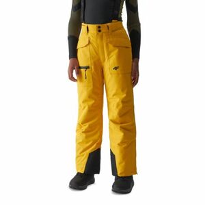 Chlapecké lyžařské kalhoty 4F JUNIOR-TROUSERS FNK-JAW23TFTRM360-71S-YELLOW obraz