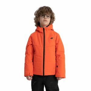 Chlapecká lyžařská bunda 4F JUNIOR-TECHNICAL JACKET-JAW23TTJAM298-70S-ORANGE obraz