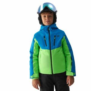 Chlapecká lyžařská bunda 4F JUNIOR-TECHNICAL JACKET-JAW23TTJAM300-35S-TURQUOISE obraz