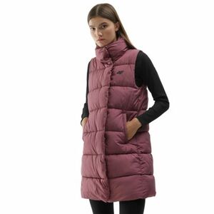 Dámská vesta 4F-VEST-AW23TVESF076-53S-DARK PINK obraz