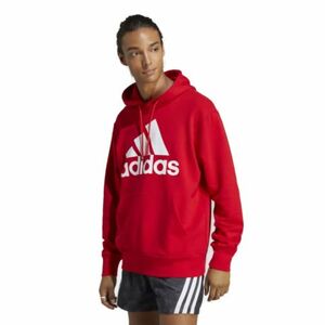 Pánská mikina s kapucí ADIDAS-M BL FT HD-IC9365-Red obraz