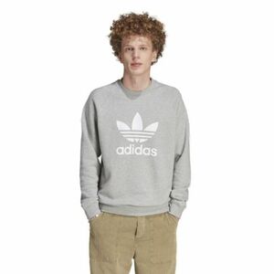 Pánská mikina ADIDAS ORIGINALS-TREFOIL CREW-IM4501-medium grey heather obraz