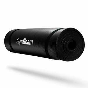 GymBeam Podložka na cvičenie Yoga Mat Black obraz