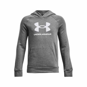 Chlapecká zateplená mikina s kapucí UNDER ARMOUR-UA Rival Fleece BL Hoodie-GRY obraz