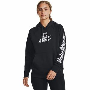 Dámská zateplená tréninková mikina s kapucí UNDER ARMOUR-UA Rival Fleece Graphic Hdy-BLK obraz