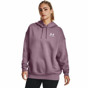 Dámská zateplená tréninková mikina s kapucí UNDER ARMOUR-Essential Fleece OS Hoodie-PPL obraz