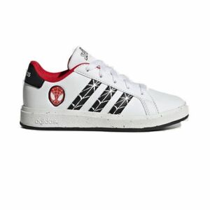 Chlapecká rekreační obuv ADIDAS-Grand Court X Marvel Spider-man white/core black/scarlet obraz