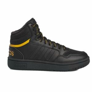 Chlapecké kotníkové zimní boty ADIDAS-Hoops 3.0 Mid K core black/core black/preloved yellow obraz