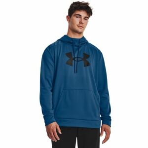 Pánská zateplená tréninková mikina s kapucí UNDER ARMOUR-UA Armour Fleece Big Logo HD-BLU obraz