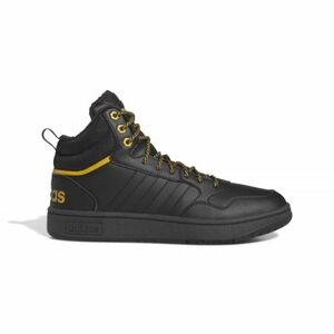 Pánské kotníkové zimní boty ADIDAS-Hoops 3.0 Mid WTR core black/core black/preloved yellow obraz