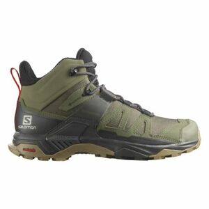 Pánská kotníková turistická obuv SALOMON-X Ultra 4 Mid GTX deep lichen green/peat/kelp obraz