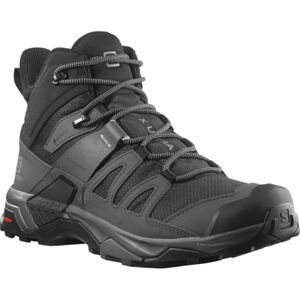 Pánská kotníková turistická obuv SALOMON-X Ultra 4 M Mid GTX black/magnet/pearl blue obraz