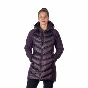 Dámská turistická softshellová bunda NORTHFINDER-MARGIE-532-darkplum obraz