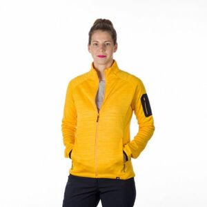 Dámská turistická mikina se zipem NORTHFINDER-WANDA-586-yellowmelange obraz