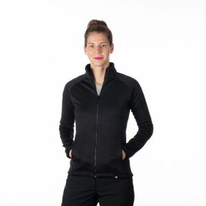 Dámská turistická mikina se zipem NORTHFINDER-WANDA-274-blackmelange obraz