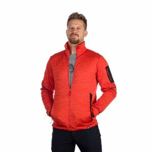 Pánská turistická mikina se zipem NORTHFINDER-NICK-362-redmelange obraz