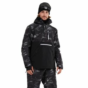 Pánská lyžařská bunda FUNDANGO-Tilbury Logo Anorak-893-black camouflage obraz