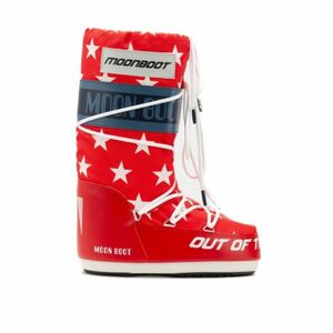 Dámské vysoké zimní boty MOON BOOT-ICON RETROBIKER, 003 white stars obraz