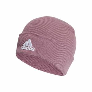 Dámská zimní čepice ADIDAS-LOGO BEANIE CUF WONORC/WHITE obraz