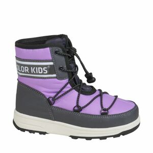 Dívčí vysoké zimní boty COLOR KIDS-Boots W. String, violet tulle obraz