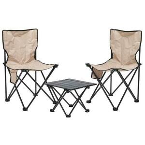 Progarden Kempingový nábytek skládací stůl + 2 židle obraz