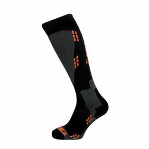 Lyžařské podkolenky (ponožky) TECNICA-Wool ski socks, black/orange obraz