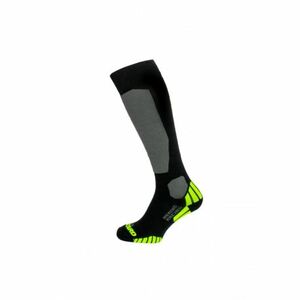 Lyžařské podkolenky (ponožky) BLIZZARD-Merino Racing ski socks, black/yellow obraz