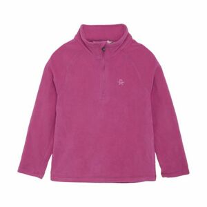 Dívčí lyžařská flísová mikina COLOR KIDS-Fleece Pulli-535-Festival Fuchsia obraz