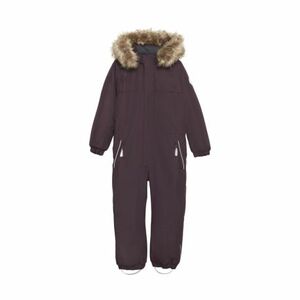 Dětský zimní overal COLOR KIDS-Coverall W. Fake Fur, fudge obraz