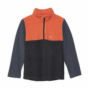 Dětská lyžařská flísová mikina COLOR KIDS-Fleece Pulli - Colorblock, orange obraz
