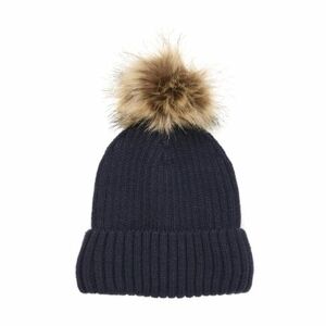 Dětská zimní čepice COLOR KIDS-Hat W. Detachable Fake Fur, total eclipse 741225.7850 obraz