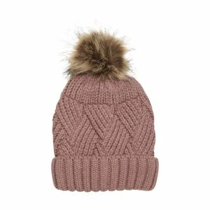 Dívčí zimní čepice COLOR KIDS-Hat W. Detachable Fake Fur, burlwood obraz