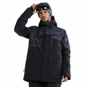 Pánská lyžařská bunda FUNDANGO-Ryder Jacket-893-black camouflage obraz