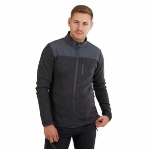 Pánská lyžařská mikina se zipem FUNDANGO-FLAME Hybrid jacket-780-antracit obraz