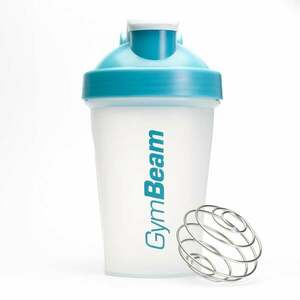 GymBeam Šejkr Blend Bottle průsvitně-modrý 400 ml obraz