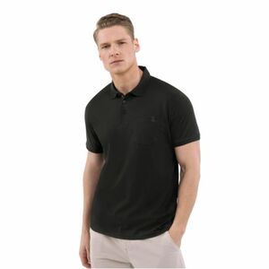 Pánské polo triko s krátkým rukávem VOLCANO-O-DRAGO-700-BLACK obraz
