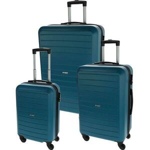 Proworld Sada plastových cestovních kufrů 3 ks 50 / 60 / 70 cm petrolejová obraz