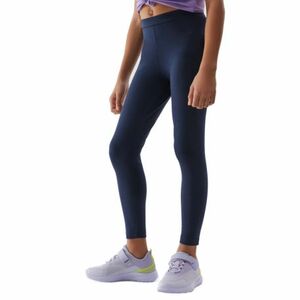 Dívčí legíny 4F JUNIOR-TIGHTS-JWSS24TTIGF130-31S-NAVY obraz