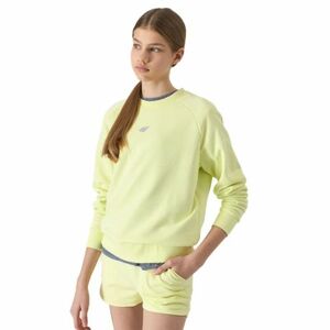 Dívčí mikina 4F JUNIOR-SWEATSHIRT-4FJWSS24TSWSF0920-72S-LEMON obraz