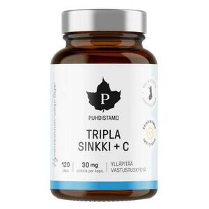 Puhdistamo Triple Zinc + Vitamin C 120 kapslí obraz