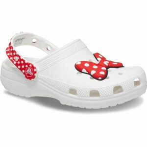 Dívčí kroksy (rekreační obuv) CROCS-Disney Minnie Mouse Classic Clog T white/red obraz