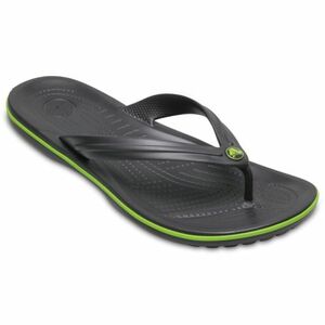 Žabky (plážová obuv) CROCS-Crocband Flip graphite/volt green obraz