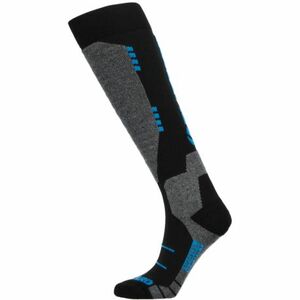 Lyžařské podkolenky (ponožky) BLIZZARD-Wool Sport ski socks, SMU, black/turquoise obraz