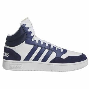 Pánská vycházková obuv ADIDAS-Hoops 3.0 Mid cloud white/dark blue/dark blue obraz